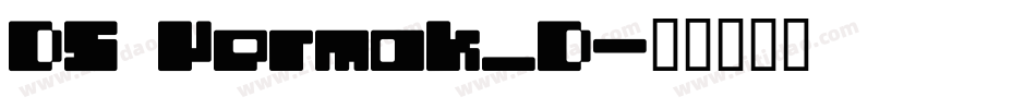 DS Yermak_D字体转换